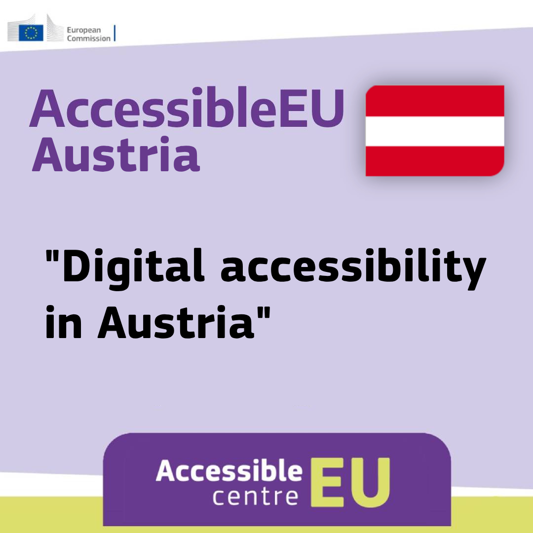 AccessibleEU Austria - Digital accessibility in Austria banner