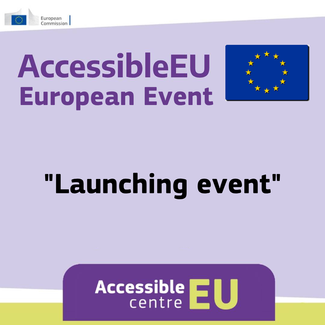 AccessibleEU Launching Event banner