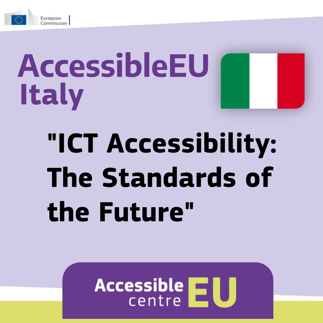 AccessibleEU Italy banner