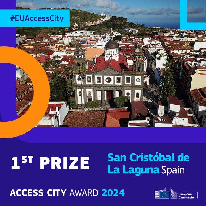 EU Access City Award 2024: first prize: San Cristóbal de La Laguna (Spain).