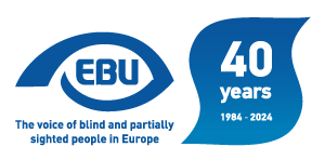 EBU. The voice of blind and partially sighted people in Europe. 40 years 1984-2024.
